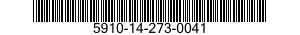 5910-14-273-0041  5910142730041 142730041