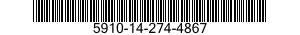 5910-14-274-4867 CAPACITOR,FIXED,CERAMIC DIELECTRIC 5910142744867 142744867