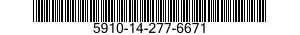 5910-14-277-6671  5910142776671 142776671