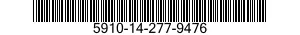 5910-14-277-9476 CAPACITOR,FIXED,MICA DIELECTRIC 5910142779476 142779476
