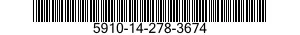 5910-14-278-3674  5910142783674 142783674