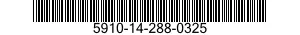 5910-14-288-0325 CAPACITOR,FIXED,METALLIZED,PAPER-PLASTIC DIELECTRIC 5910142880325 142880325