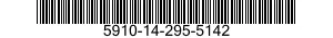 5910-14-295-5142 CAPACITOR,FIXED,METALLIZED,PAPER-PLASTIC DIELECTRIC 5910142955142 142955142