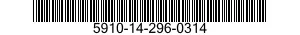 5910-14-296-0314  5910142960314 142960314