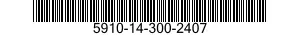 5910-14-300-2407 CAPACITOR,FIXED,METALLIZED,PAPER-PLASTIC DIELECTRIC 5910143002407 143002407