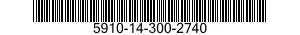 5910-14-300-2740 CAPACITOR,FIXED,METALLIZED,PAPER-PLASTIC DIELECTRIC 5910143002740 143002740