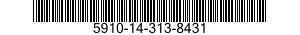 5910-14-313-8431 CAPACITOR,FIXED,METALLIZED,PAPER-PLASTIC DIELECTRIC 5910143138431 143138431