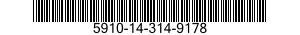 5910-14-314-9178 CAPACITOR,FIXED,ELECTROLYTIC 5910143149178 143149178