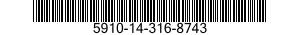 5910-14-316-8743 CAPACITOR,FIXED,METALLIZED,PAPER-PLASTIC DIELECTRIC 5910143168743 143168743