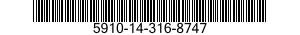 5910-14-316-8747 CAPACITOR,FIXED,ELECTROLYTIC 5910143168747 143168747