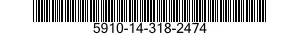 5910-14-318-2474 CAPACITOR,FIXED,CERAMIC DIELECTRIC 5910143182474 143182474