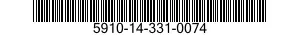 5910-14-331-0074 CAPACITOR,FIXED,ELECTROLYTIC 5910143310074 143310074
