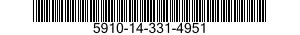 5910-14-331-4951 CAPACITOR,FIXED,METALLIZED,PAPER-PLASTIC DIELECTRIC 5910143314951 143314951