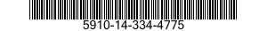 5910-14-334-4775 CAPACITOR,FIXED,MICA DIELECTRIC 5910143344775 143344775