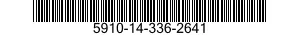5910-14-336-2641 CAPACITOR,FIXED,METALLIZED,PAPER-PLASTIC DIELECTRIC 5910143362641 143362641