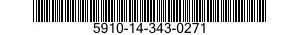 5910-14-343-0271 CAPACITOR,FIXED,METALLIZED,PAPER-PLASTIC DIELECTRIC 5910143430271 143430271