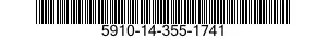 5910-14-355-1741 CAPACITOR,FIXED,CERAMIC DIELECTRIC 5910143551741 143551741