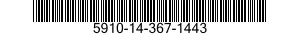 5910-14-367-1443 CAPACITOR,FIXED,ELECTROLYTIC 5910143671443 143671443