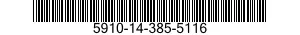 5910-14-385-5116 CAPACITOR,FIXED,METALLIZED,PAPER-PLASTIC DIELECTRIC 5910143855116 143855116