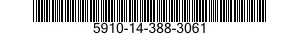 5910-14-388-3061 CAPACITOR,FIXED,METALLIZED,PAPER-PLASTIC DIELECTRIC 5910143883061 143883061