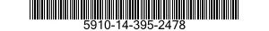 5910-14-395-2478 CAPACITOR,FIXED,METALLIZED,PAPER-PLASTIC DIELECTRIC 5910143952478 143952478