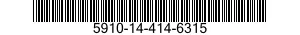 5910-14-414-6315 CAPACITOR,FIXED,ELECTROLYTIC 5910144146315 144146315
