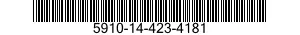 5910-14-423-4181 CAPACITOR,FIXED,METALLIZED,PAPER-PLASTIC DIELECTRIC 5910144234181 144234181