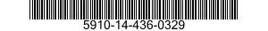 5910-14-436-0329 CAPACITOR,FIXED,ELECTROLYTIC 5910144360329 144360329