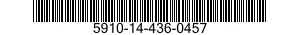 5910-14-436-0457 CAPACITOR,FIXED,CERAMIC DIELECTRIC 5910144360457 144360457
