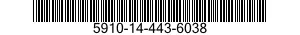 5910-14-443-6038 CAPACITOR,FIXED,ELECTROLYTIC 5910144436038 144436038