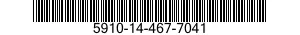 5910-14-467-7041 CAPACITOR,FIXED,METALLIZED,PAPER-PLASTIC DIELECTRIC 5910144677041 144677041