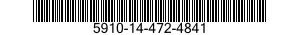 5910-14-472-4841 CAPACITOR,FIXED,METALLIZED,PAPER-PLASTIC DIELECTRIC 5910144724841 144724841