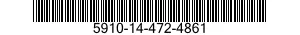 5910-14-472-4861 CAPACITOR,FIXED,CERAMIC DIELECTRIC 5910144724861 144724861