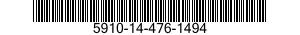 5910-14-476-1494 CAPACITOR,FIXED,CERAMIC DIELECTRIC 5910144761494 144761494