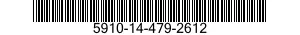 5910-14-479-2612 CAPACITOR,FIXED,METALLIZED,PAPER-PLASTIC DIELECTRIC 5910144792612 144792612