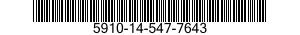5910-14-547-7643 CAPACITOR,FIXED,CERAMIC DIELECTRIC 5910145477643 145477643