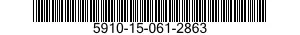 5910-15-061-2863 CAPACITOR,FIXED,ELECTROLYTIC 5910150612863 150612863