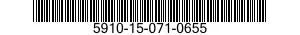 5910-15-071-0655 CAPACITOR,VARIABLE,AIR DIELECTRIC 5910150710655 150710655