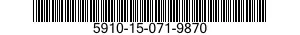 5910-15-071-9870 CAPACITOR,FIXED,PAPER DIELECTRIC 5910150719870 150719870