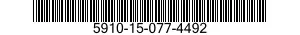 5910-15-077-4492 CONDENSATORE FISSO 5910150774492 150774492