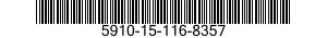 5910-15-116-8357 CAPACITOR,FIXED,ELECTROLYTIC 5910151168357 151168357