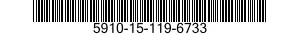 5910-15-119-6733 CAPACITOR,FIXED,PLASTIC DIELECTRIC 5910151196733 151196733