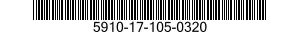 5910-17-105-0320 CAPACITOR,FIXED,ELECTROLYTIC 5910171050320 171050320