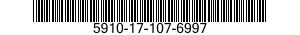 5910-17-107-6997 CAPACITOR,FIXED,ELECTROLYTIC 5910171076997 171076997