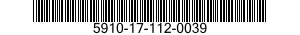 5910-17-112-0039 CAPACITOR,FIXED,ELECTROLYTIC 5910171120039 171120039