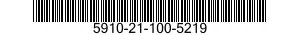 5910-21-100-5219 CAPACITOR,FIXED,PLASTIC DIELECTR 5910211005219 211005219