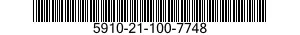 5910-21-100-7748 CAPACITOR,FIXED,PAPER DIELECTRIC 5910211007748 211007748