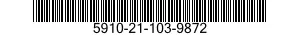 5910-21-103-9872 CAPACITOR,VARIABLE,AIR DIELECTRIC 5910211039872 211039872