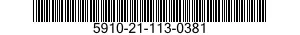 5910-21-113-0381 CAPACITOR,FIXED,ELECTRICAL 5910211130381 211130381