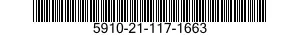 5910-21-117-1663 CAPACITOR,FIXED,MICA DIELECTRIC 5910211171663 211171663